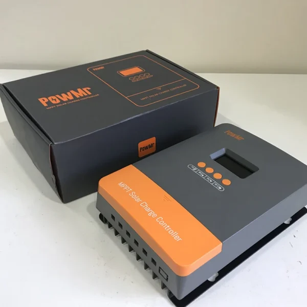 PowMr MPPT 60A Solar Charger Controller 12-48V Auto Lifepo4 Regulator 160VDC Input