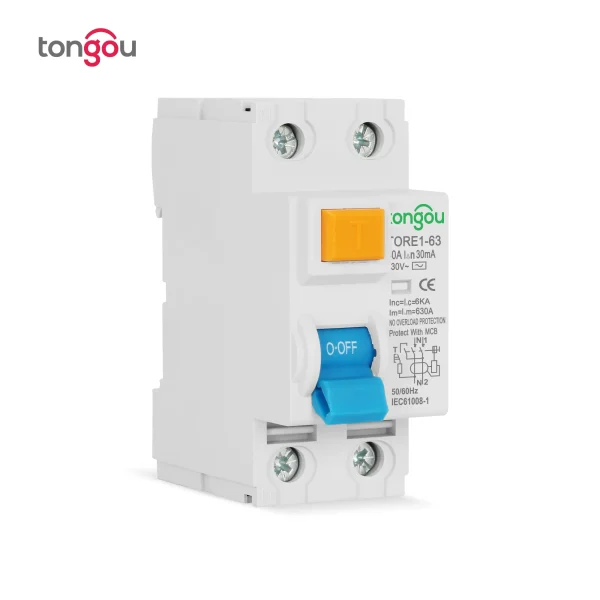 230V 16A 63A RCCB RCD 6KA Electromechanic Differential Safety Switch