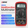 aneng an8205c digital multimeter ac/dc ammeter volt ohm tester meter multimetro with thermocouple lcd backlight portable
