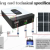 y&h 1.8kw 3kw hybrid solar inverter 12v 24v 220v off grid inverter pure sine wave built in mppt 80a solar charger controlle